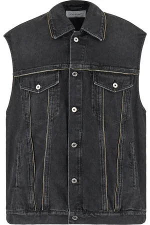 OFF-WHITE Jakke, Herre, Blå, S, Giacche Gilet Vest