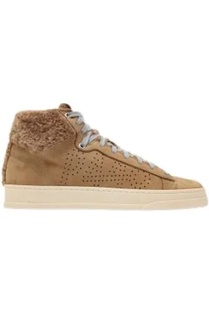 P448 Sko, Dame, Brun, 37 EU, Læder, Taylor Biscotti Sneakers