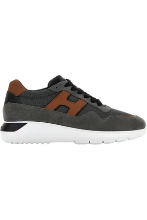 Hogan Sko, Herre, Grå, 42 EU, Flade grå sneakers