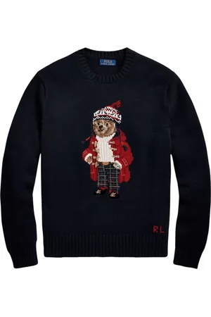 Ralph Lauren Strik, Herre, Sort, M, Bomuld, Træk Polo Bjørn