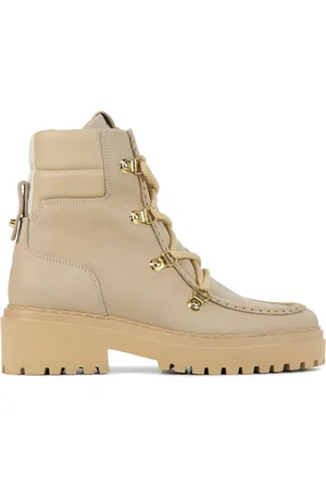 Nubikk Sko, Dame, , 38 EU, Taupe Snørestøvler