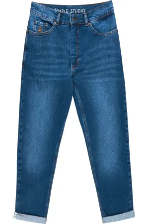 Munthe Jeans, Dame, Blå, XL, Bomuld, Straight Jeans