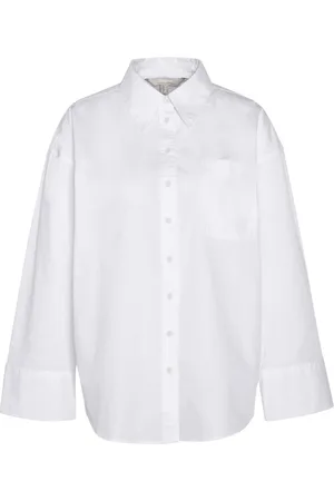 Barbour Bluser & Skjorter, Dame, Hvid, S, Bomuld, Tidløs Hvid Skjorte Angela