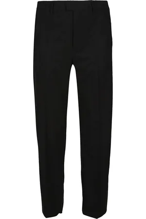 OFF-WHITE Bukser, Herre, Sort, S, Uld, Broderede Slim Zip Bukser