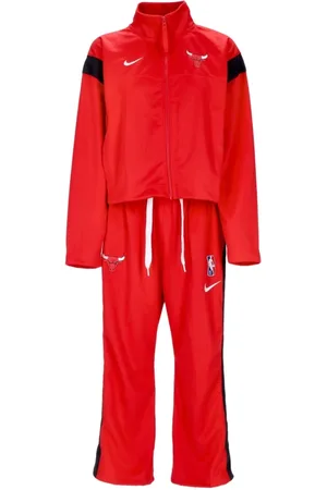 Nike Sport, Dame, Rød, S, Polyester, Chicago Bulls Træningsdragt NBA Courtside Collection