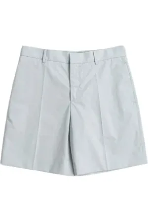 OFF-WHITE Shorts, Dame, Blå, XL, Bomuld, Lyseblå bomuldsshorts