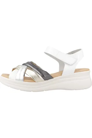 Pitillos Sko, Dame, Hvid, 38 EU, Tubular Flade sandaler