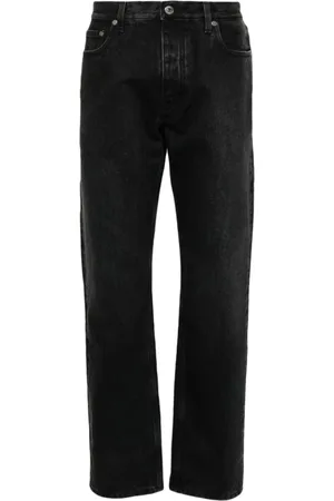 OFF-WHITE Jeans, Herre, Sort, W30, Denim, Vintage Stonewashed Denim Jeans