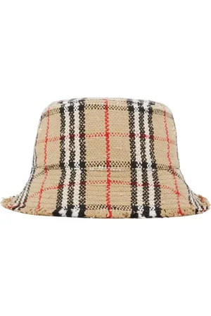Burberry Tilbehør, Dame, Flerfarvet, S, Tartan Bucket Hat