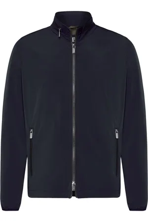 Boggi Milano Jakke, Herre, Blå, S, Nylon, Nylon Bomberstil