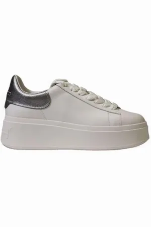 Ash Sko, Dame, Hvid, 41 EU, Læder, To-farvet læder sneaker damesko