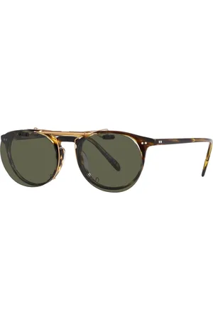 Oliver Peoples Tilbehør, unisex, Flerfarvet, 47 MM, Uld, Clip-On til brillerammer