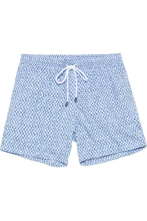 BARBA Badetøj, Herre, Blå, 2XL, Polyester, Polyester Badeshorts med sidelommer