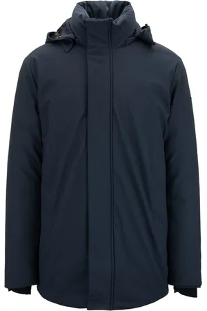 save the duck Jakke, Herre, Blå, 2XL, Uld, Herrejakke med lynlås og trykknap