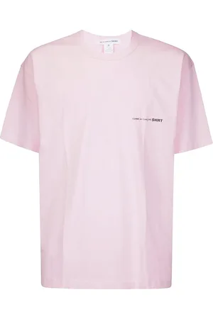 Comme des Garçons Top, Herre, Lyserød, M, Herre Strik T-shirt