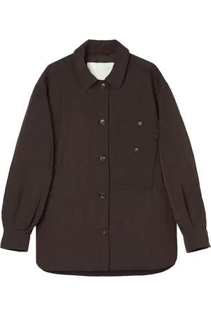 OOF Wear Jakke, Dame, Brun, XS, Uld, Mørk Chokolade Overshirt Jakke