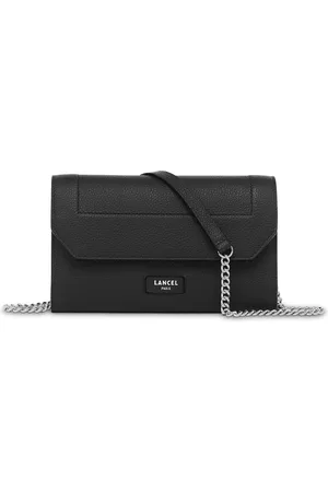LANCEL Taske, Dame, Sort, ONE SIZE, Uld, Ninon Pung med Kæde og Rum