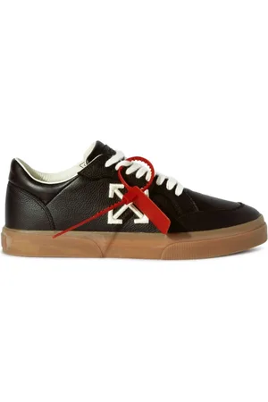 OFF-WHITE Sko, Herre, Sort, 41 EU, Lace-Up Arrows Flat Sko