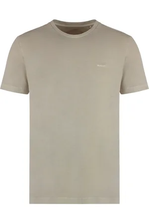 GANT Top, Herre, , XL, Bomuld, Ribbet Crew-Neck Bomulds T-shirt