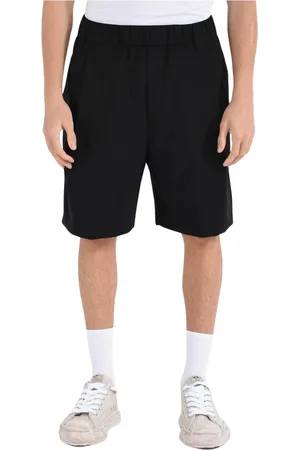 LANEUS Shorts, Herre, Sort, M, Uld, Let uld Bermuda shorts