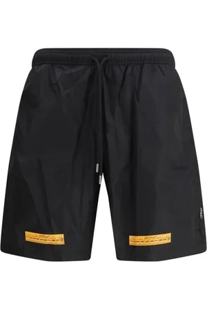OFF-WHITE Badetøj, Herre, Sort, XL, Tape Surfer Badeshorts
