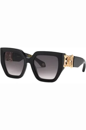 Roberto Cavalli Tilbehør, Dame, Sort, ONE SIZE, Mirror Snake Solbriller