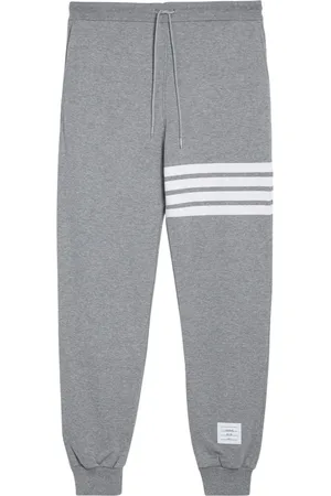 Thom Browne Bukser, Herre, Grå, XL, Bomuld, Joggingbukser til aktiv livsstil