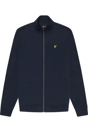 Lyle & Scott Jakke, Herre, Blå, M, Mid Layers Hybrid Baffled Track Jacket