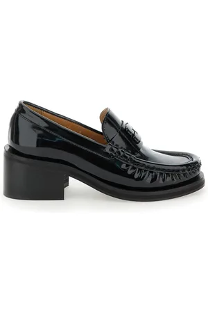 Ganni Sko, Dame, Sort, 40 EU, Sort Butterfly Loafer Flat Sko