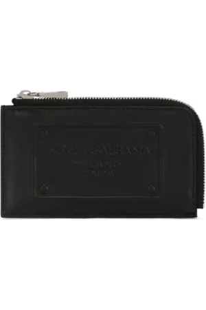 Dolce & Gabbana Tilbehør, Herre, Sort, ONE SIZE, Sort Porta Crossbody Taske