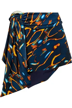 The Attico Badetøj, Dame, Blå, XS, Beach Skirt