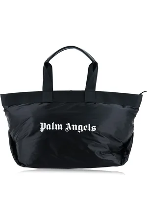 Palm Angels Taske, Herre, Sort, ONE SIZE, Uld, Zip Håndtaske Tote