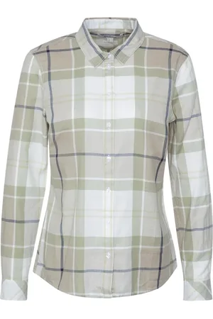 Barbour Bluser & Skjorter, Dame, Flerfarvet, M, Bomuld, Tartan Print Bomuldsskjorte