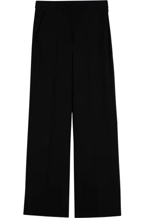 DEPARTMENT FIVE Bukser, Dame, Sort, L, Polyester, Regulær pasform bukser