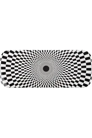 FORNASETTI Home, Dame, Sort, ONE SIZE, Selvcentrerende bakke til hjemmedekoration
