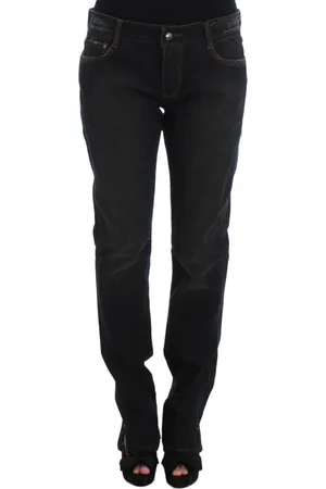 ERMANNO SCERVINO Jeans, Dame, Blå, M, Bomuld, Chic Boyfriend Jeans