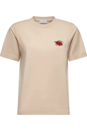Burberry Top, Dame, , S, Bomuld, Ladybug logo t-shirt