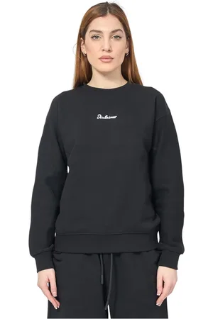 DISCLAIMER Sweathshirts & Hoodies, Dame, Sort, L, Bomuld, Sort bomulds sweater med logo