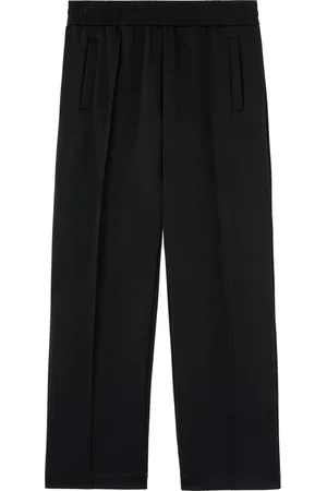 Palm Angels Bukser, Herre, Sort, L, Bomuld, Curved Logo Track Pants