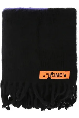 OFF-WHITE Tilbehør, unisex, Sort, ONE SIZE, Uld, Gradient Tørklæde