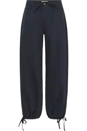 Cream Bukser, Dame, Blå, W32, Bomuld, Afslappede Twill Navy Blazer Bukser