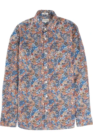 HARTFORD Skjorte, Herre, Flerfarvet, L, Bomuld, Slim-Fit Liberty Print Skjorte