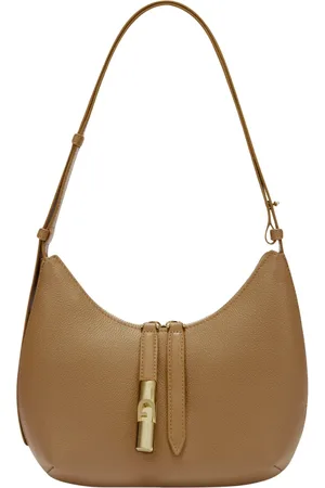 Furla Taske, Dame, Brun, ONE SIZE, Uld, Goccia Skuldertaske S