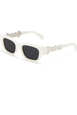 Palm Angels Tilbehør, unisex, Hvid, 51 MM, Solbriller med originalt etui