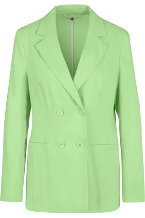 Marc Cain Jakke, Dame, Grøn, M, Uld, Tætsiddende Blazer