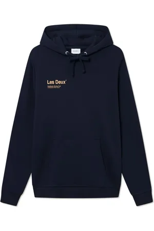 Les Deux Sweathshirts & Hoodies, Herre, Blå, XS, Broody Hoodie