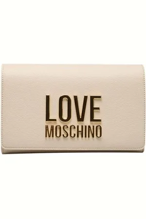 Moschino Taske, Dame, , ONE SIZE, Uld, Chic Skuldertaske med Logo
