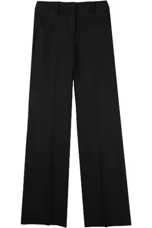 Incotex Bukser, Dame, Sort, XS, Stretch Gabardine Regular Fit Bukser
