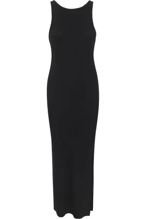 Gestuz Kjole, Dame, Sort, S, Bomuld, Maxi Dresses