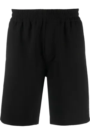 Samsøe Samsøe Shorts, Herre, Sort, XL, Bomuld, Sort Elastisk Talje Shorts Over Knæ